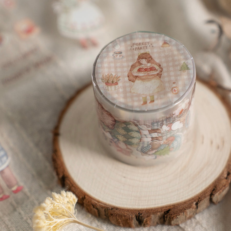 Shō Littlehappiness forest party kiss cut pet tape