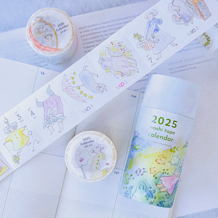 Dodolulu 2025 Washi Tape Calendar for 365 Days