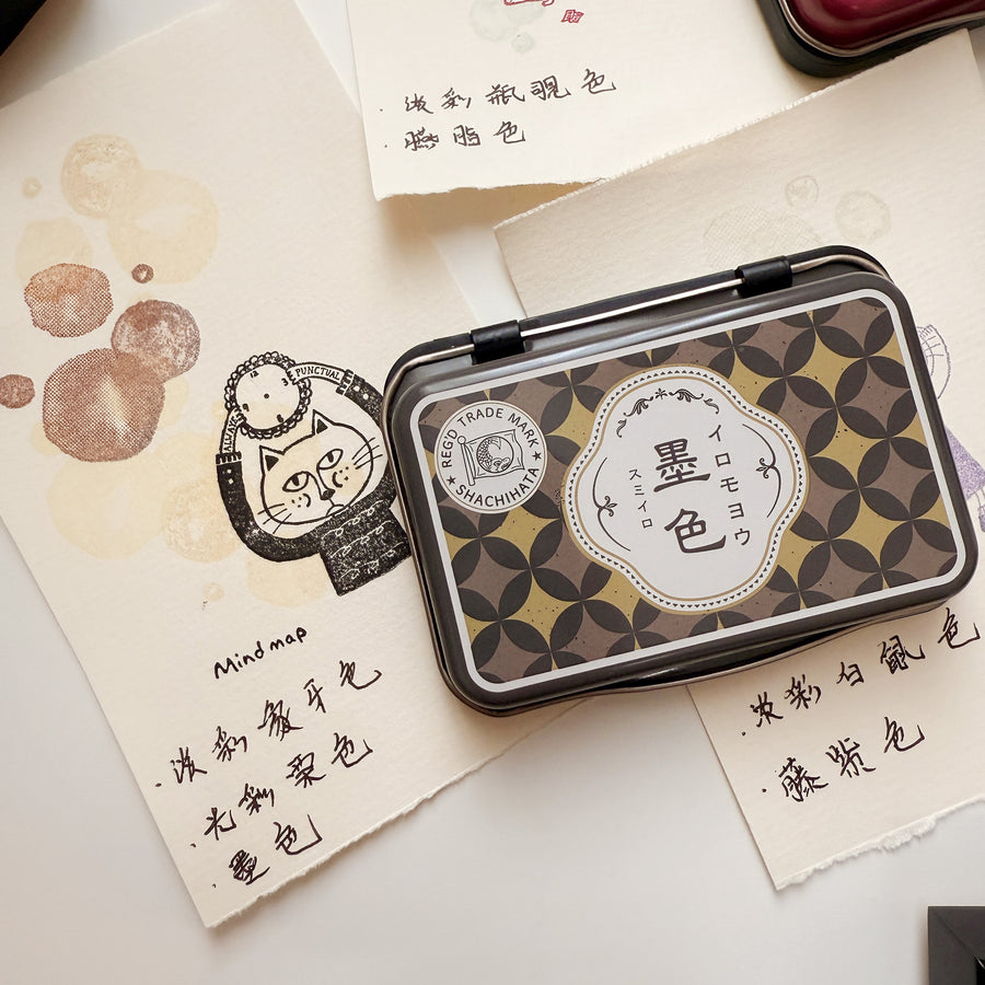 Shachihata “IROMOYOU” 1925–2025 100th Anniversary Ink Pads