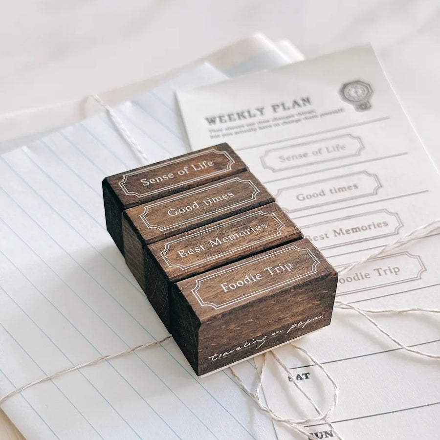 TOP studio sense of life series rubber stamps