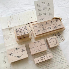 Partialafra rubber stamps - A Chronicle of the Seasons Rubber Stamp Collection
