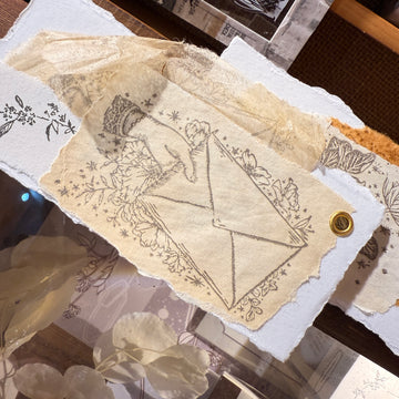 Loidesign Held Dyed Wood Stamp - Thick Envelope
