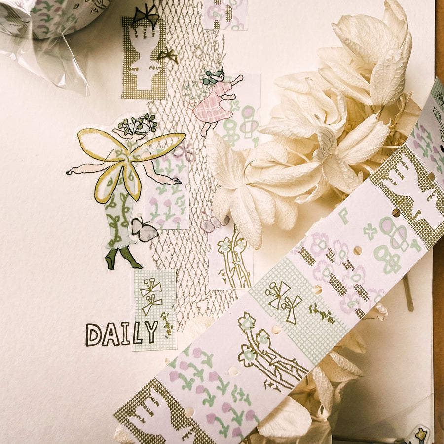 Misshoegg meadow Flower label sticker