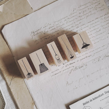 Penny.FEI rubber stamps - vintage lights