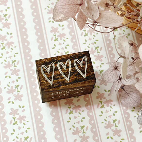 63penhouse x hairmo ~ flower field rubber stamps