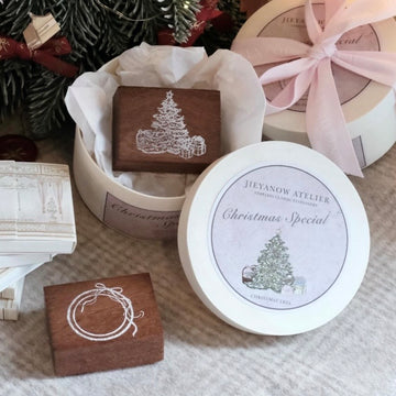 Jieyanow Atelier Christmas special rubber stamp - 2/designs