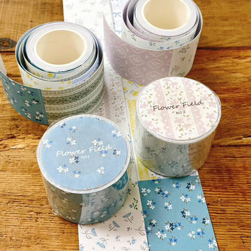 63penhouse x hairmo ~ flower field pre-cut paper tape