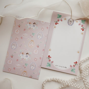 Kin.iro.hitode notepad - Strawberry