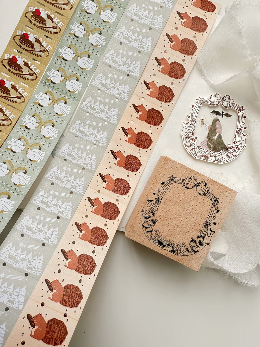 Ivysnow rubber stamp - Swan Theater