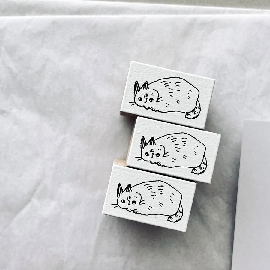 somesortoffern NEKO NEKO! Little black cat rubber stamps