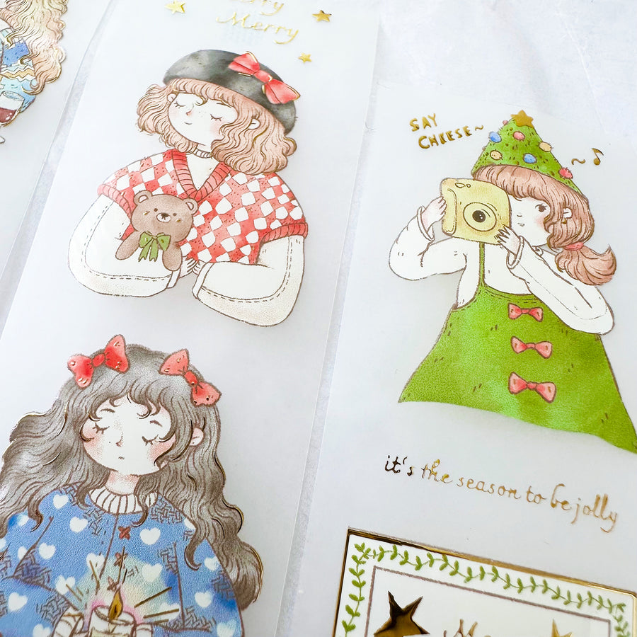 Shō Littlehappiness MerryMerry gold foil pet tape