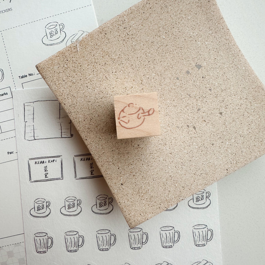 wenyea's illustration rubber stamps - It’s Matcha