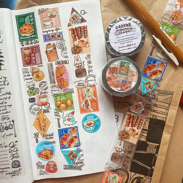 Asakodraws Hong Kong Food Stamp Pet tape