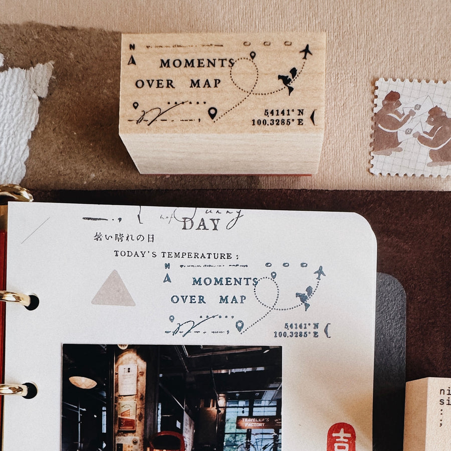 Penspapersplanner rubber Stamps - travel series