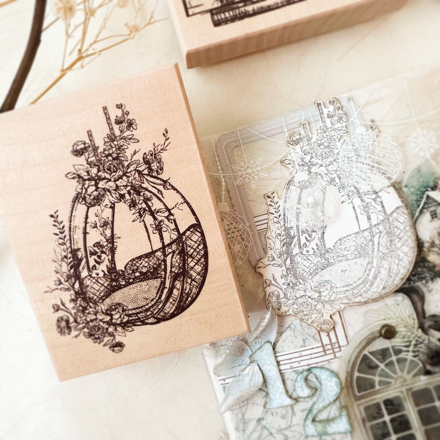 Journal Pages “slow living ” series rubber stamps - slow living