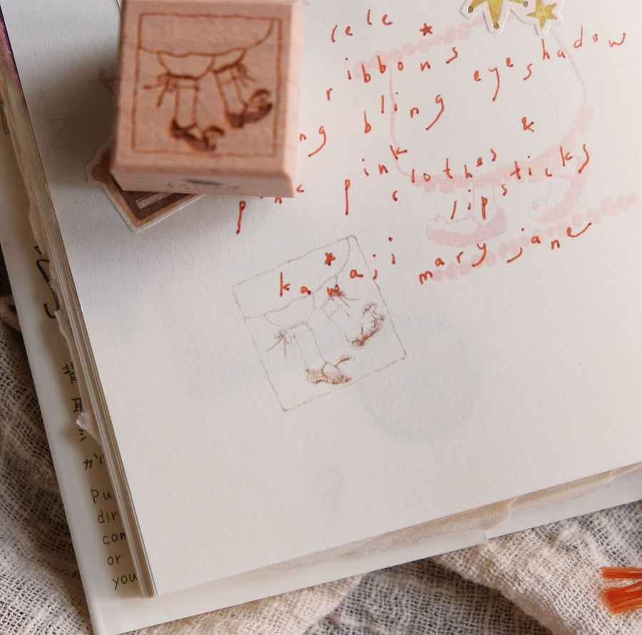 Bighands rubber stamps - wanderlust in dressing