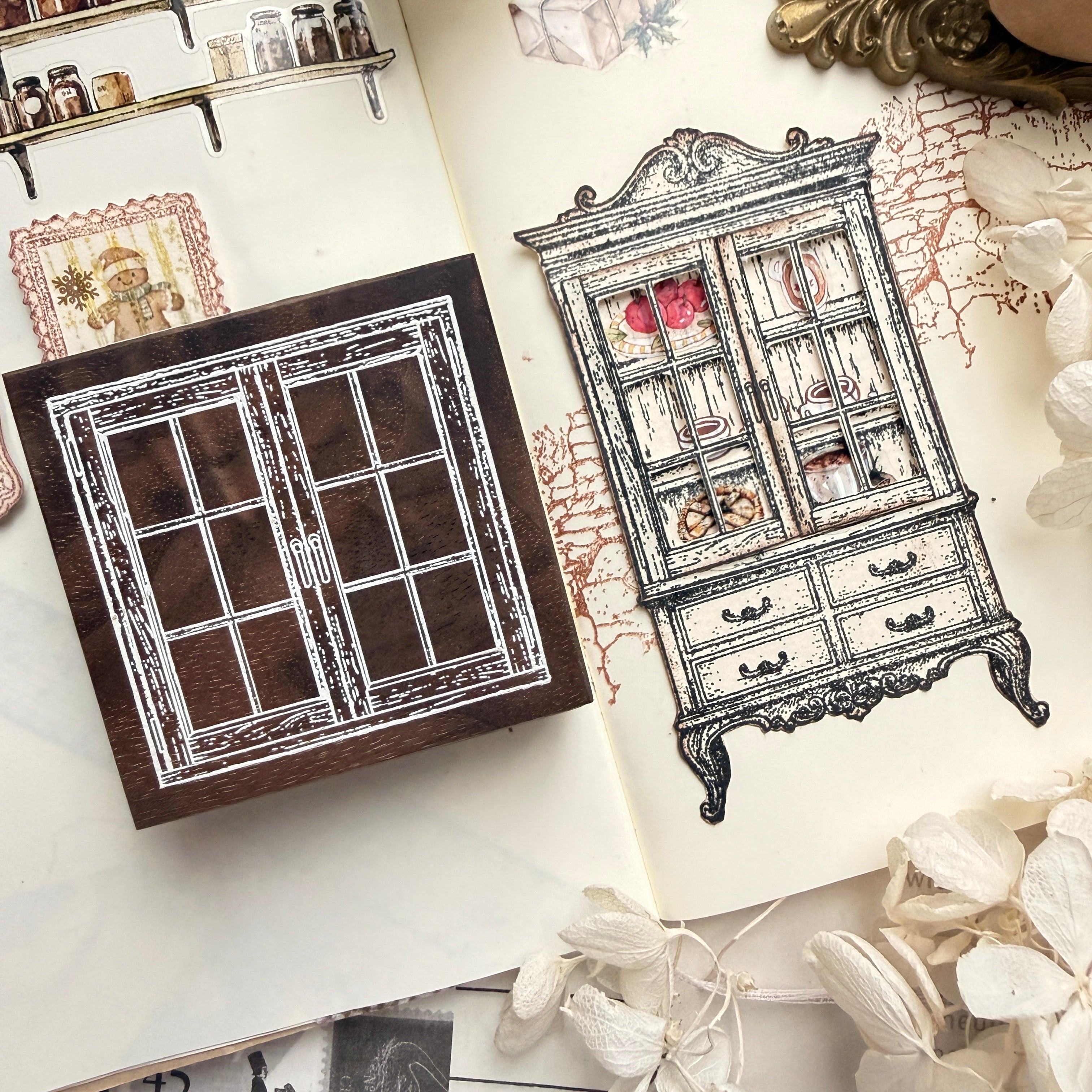 Journal pages rubber stamps - Vintage Room Collection – journalpages