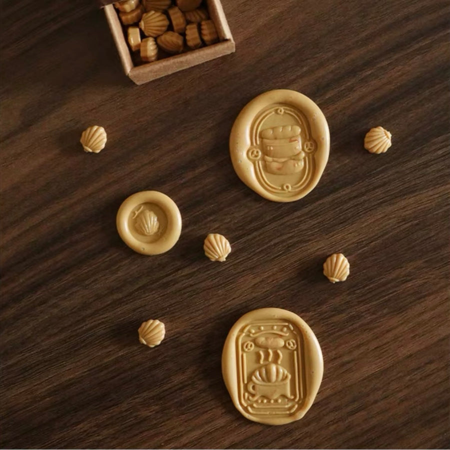 Square studio dessert series wax seal