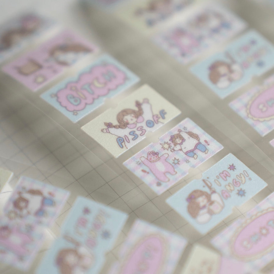 Shō Littlehappiness label sticker - Angry Besties