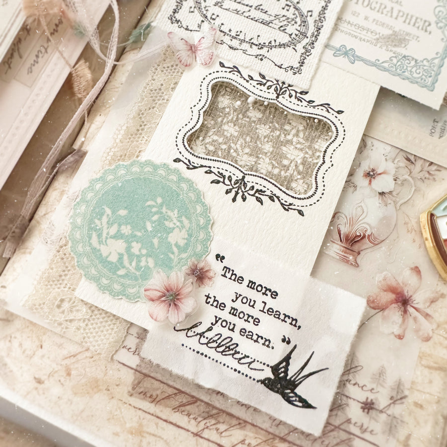 Journal Pages rubber stamp - Rhythm of Life