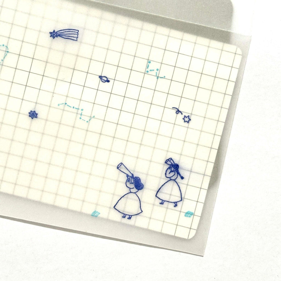 Mizushima x necktie JIZAI Clear Stamp box set -  Searching for stars