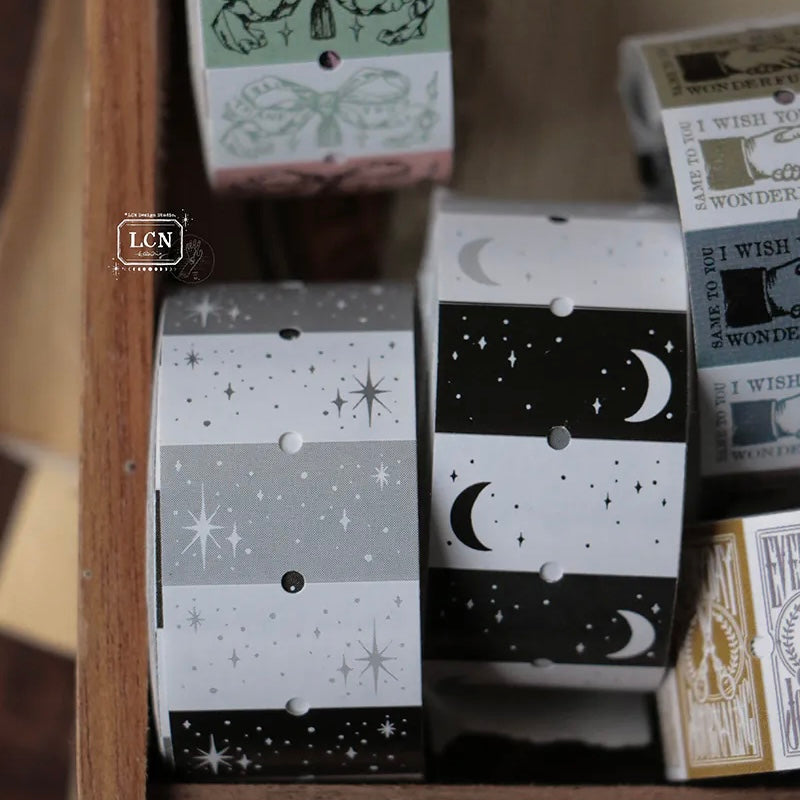 LCN label stickers - The stars / The moon