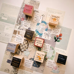 Penspapersplanner rubber Stamp set - Days set