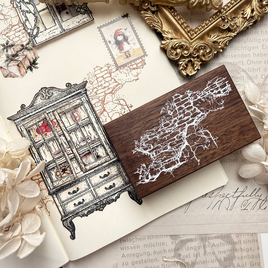 Journal pages rubber stamps - Vintage Room Collection