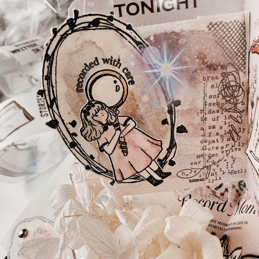 Stationerylovermarket x Shō Littlehappiness Rubber Stamp - The Scriptorium Tales(Limited Edition)