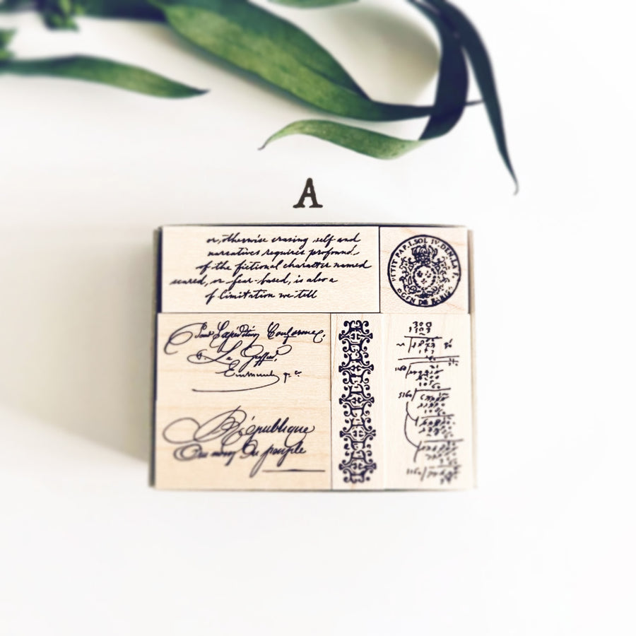 Ancient month original stamp set - A