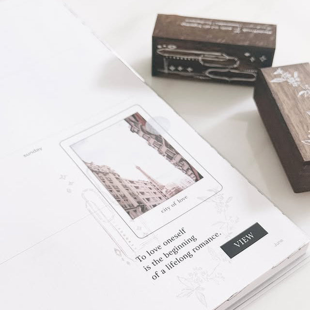 loidesign x somesortoffern x T.O.P Bridal Wreath rubber stamp set
