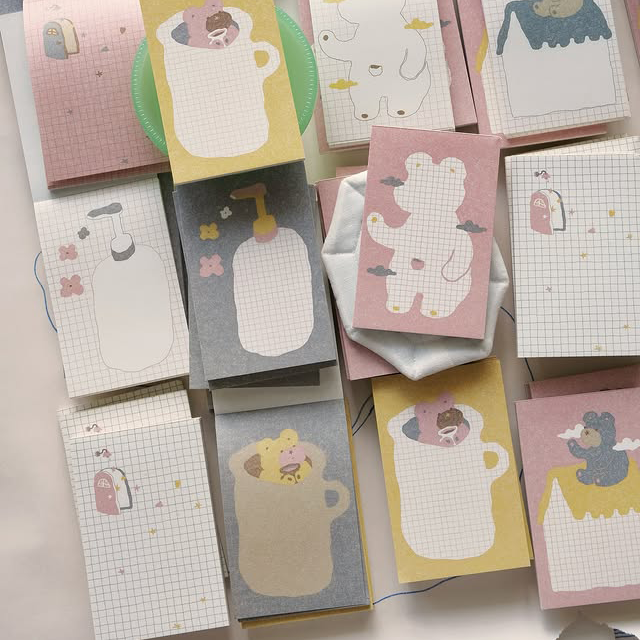 Bighands memo pad - Rainy Days