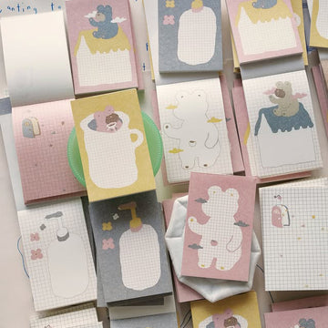 Bighands memo pad - Rainy Days