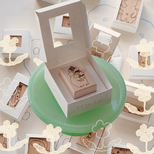 Bighands rubber stamps - Rainy Days