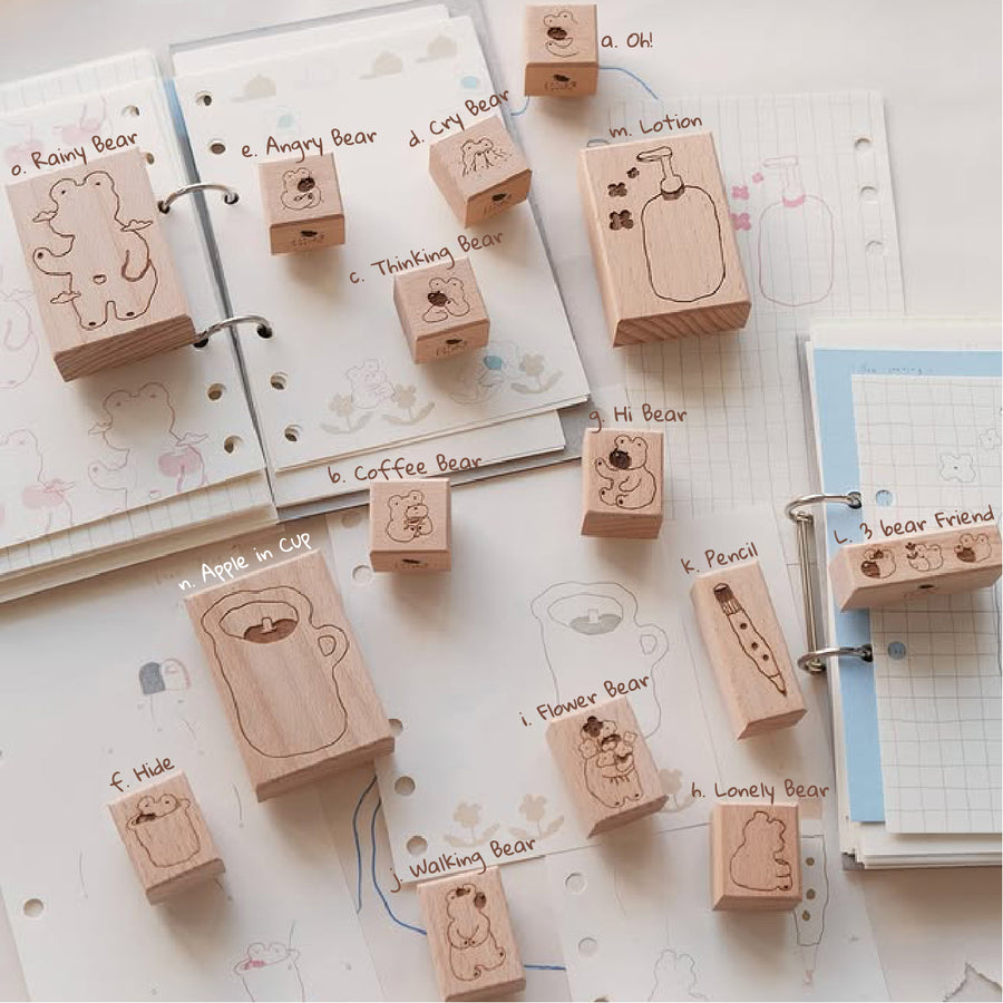 Bighands rubber stamps - Rainy Days