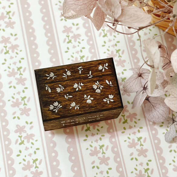 63penhouse x hairmo ~ flower field rubber stamps