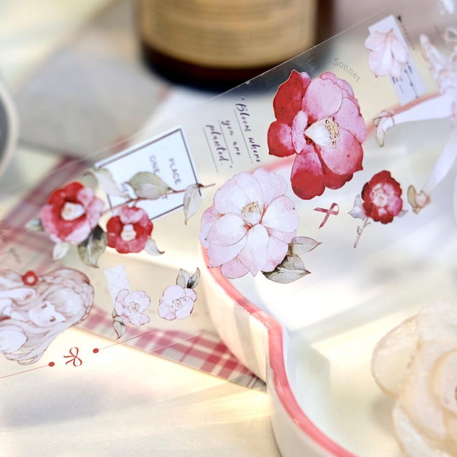 Freckles Tea Vol. 4 vivi’s Flower washi tape & pet tape