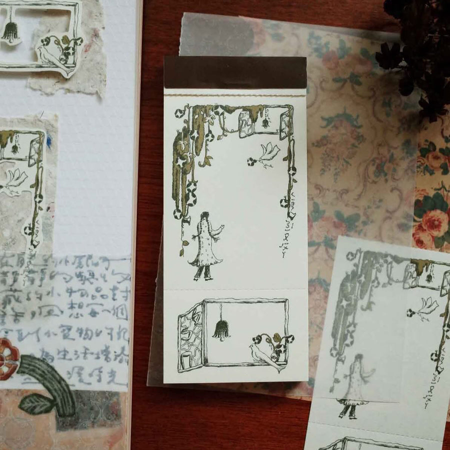 Misshoegg Memo Pad - The Days of Morning Glories