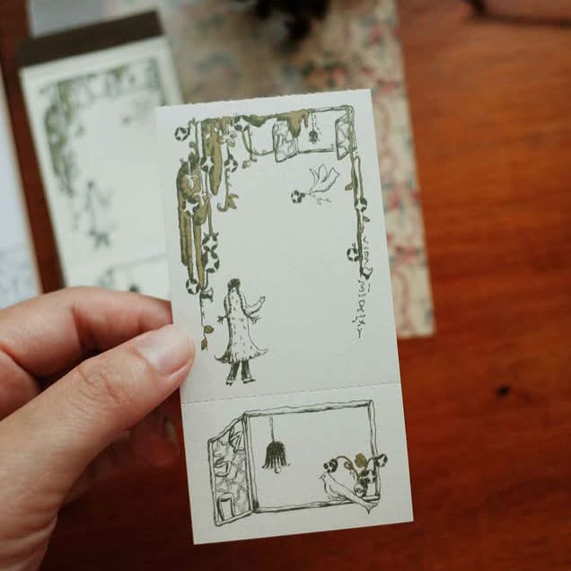 Misshoegg Memo Pad - The Days of Morning Glories