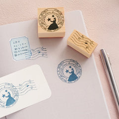Kin.iro.hitode rubber stamp - Postmark