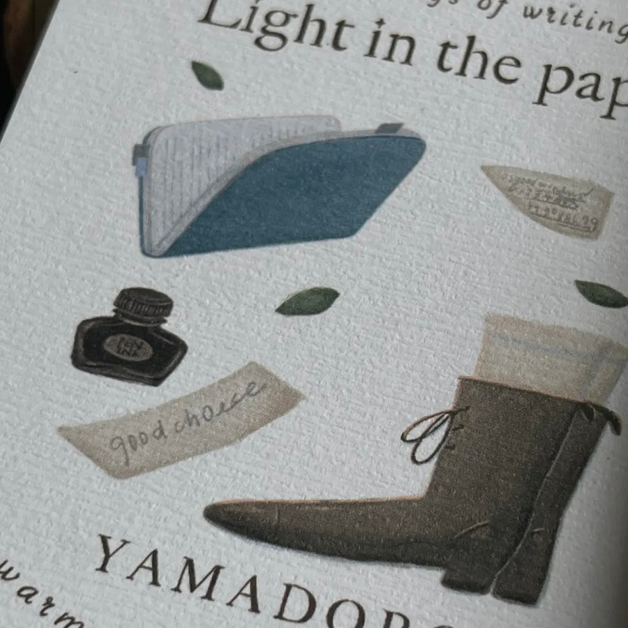 Yamadoro Light in the paper notepad