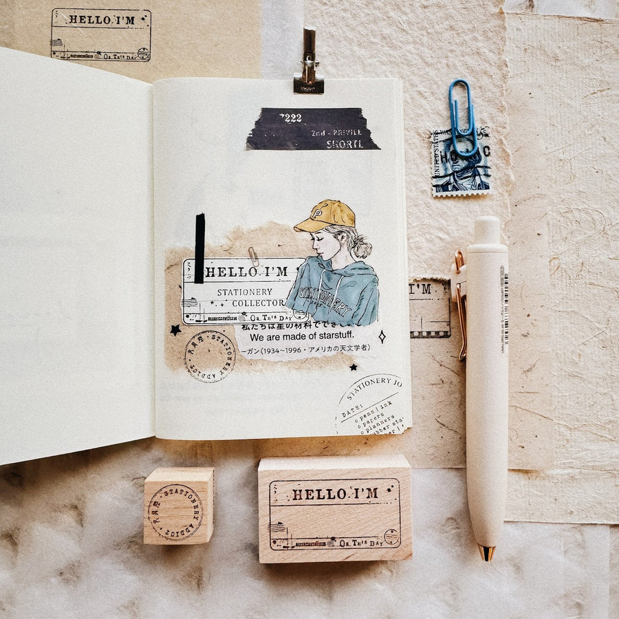 Penspapersplanner rubber Stamps - Series 7.2/ INTROVERT SERIES