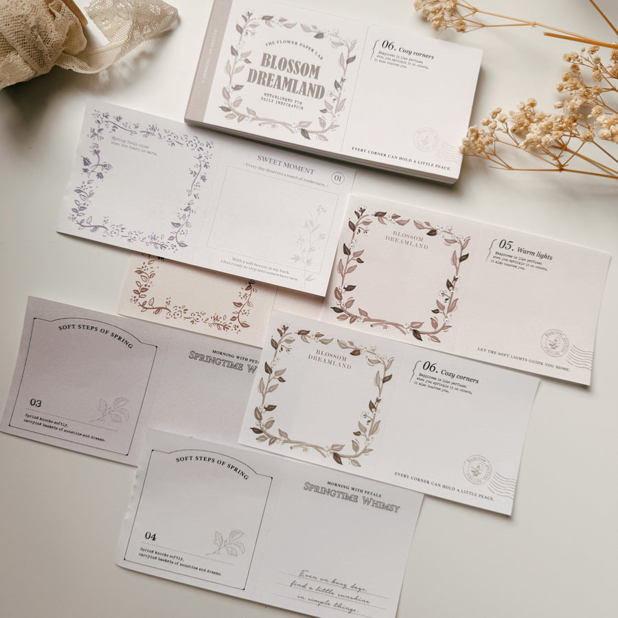 Wwiinngg notepad - blossom dreamland