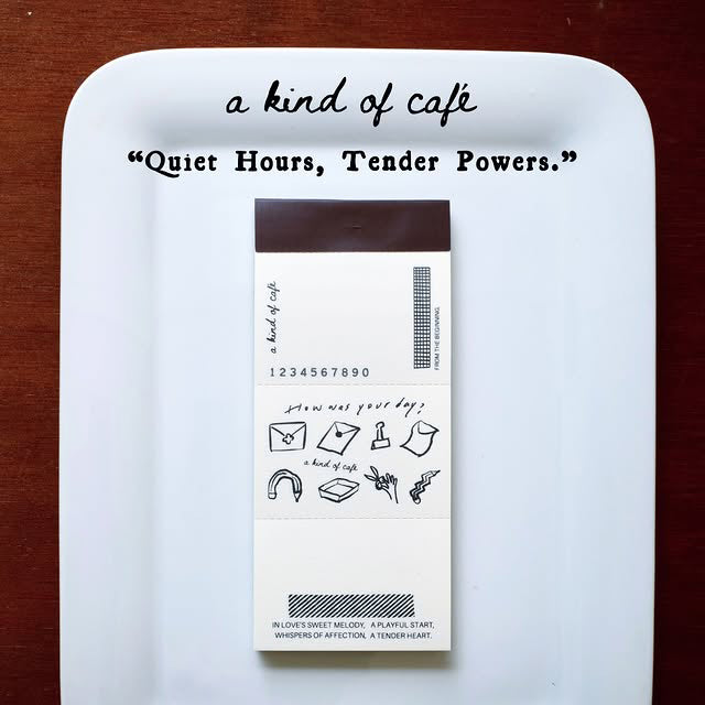 A kind of café 什物 Three-Split Notepad - Desk Space