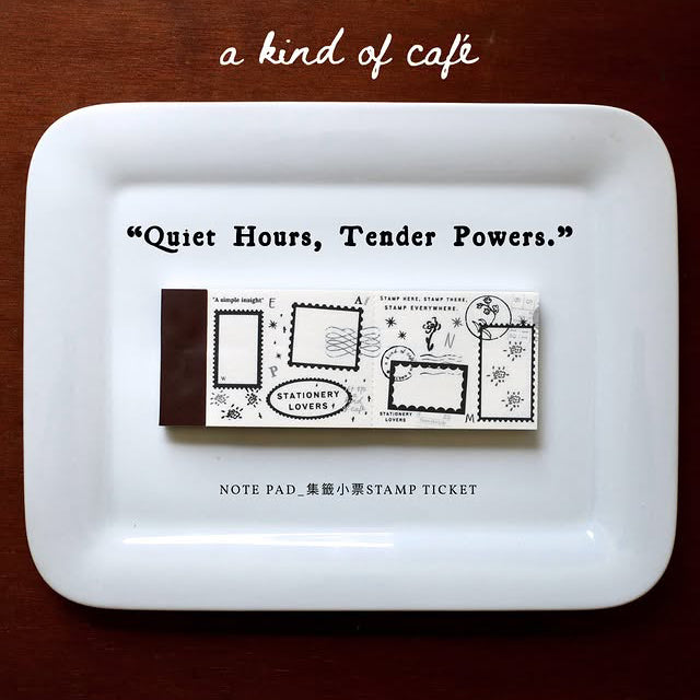 A kind of café 什物 Two-Split Notepad - Star guard
