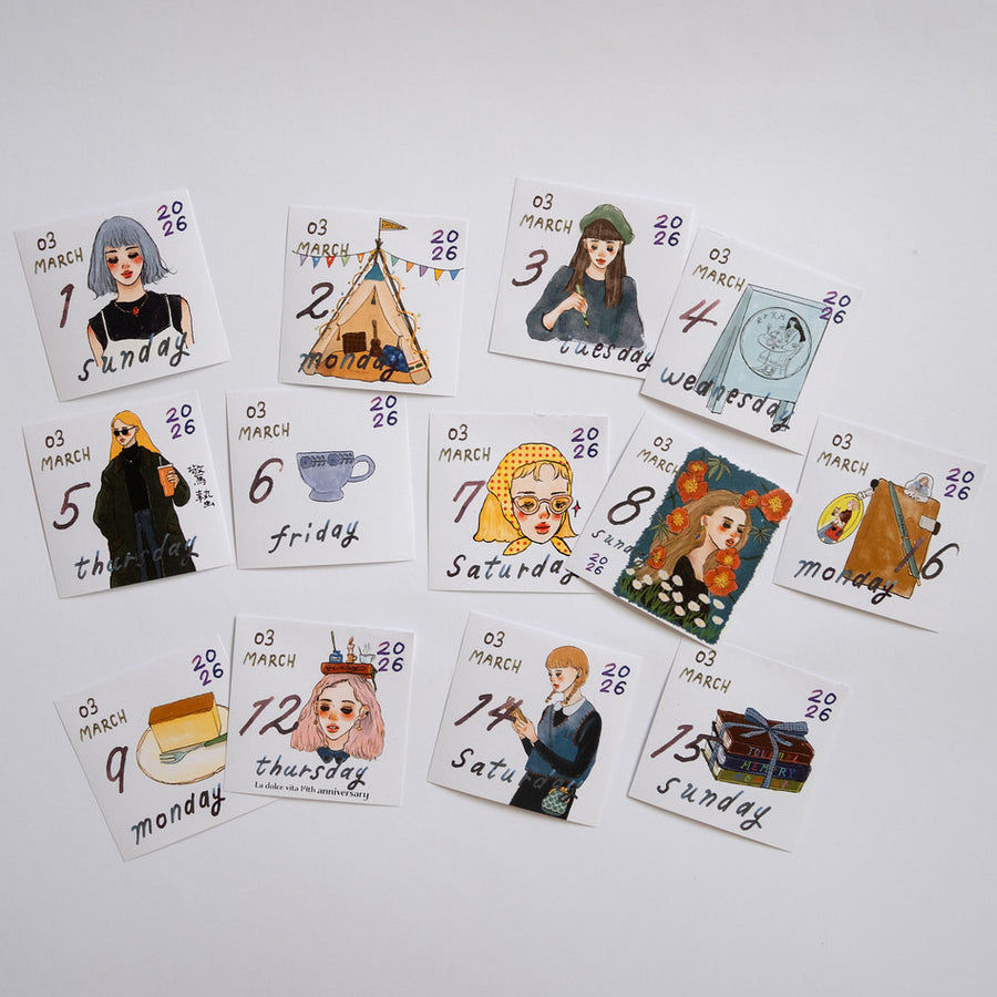 LDV 2026 mini calendar - It's so nice to have you