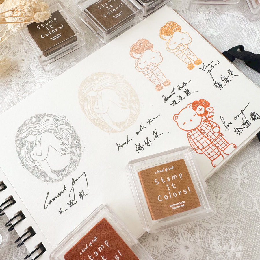 A kind of café 什物 stamp it colors ink pad