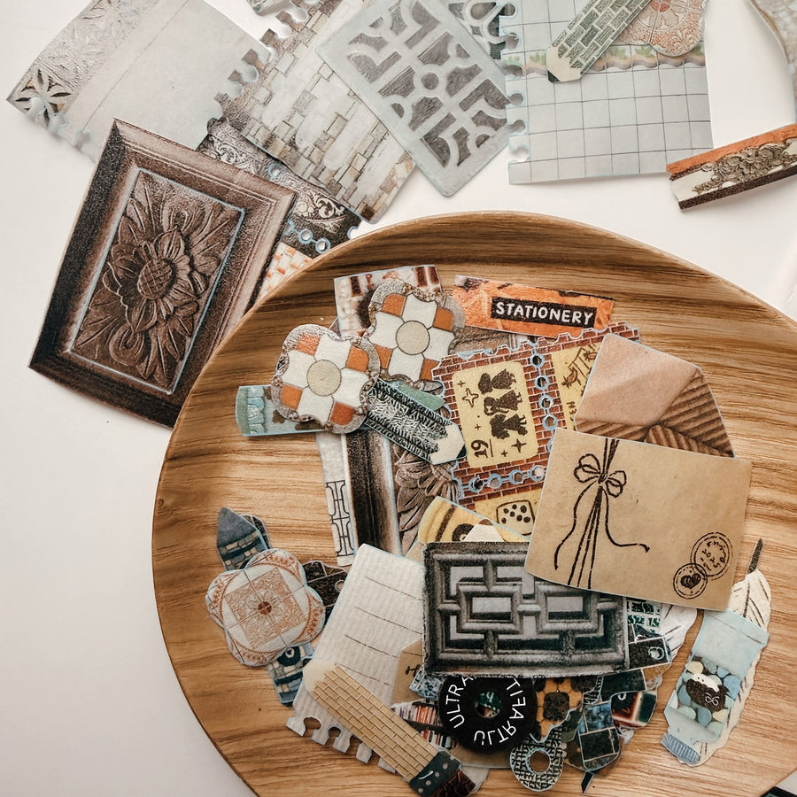 StationeryLoverMarket x fa fa Handbook Kiss-cut Washi Tape - Notes from a Walk