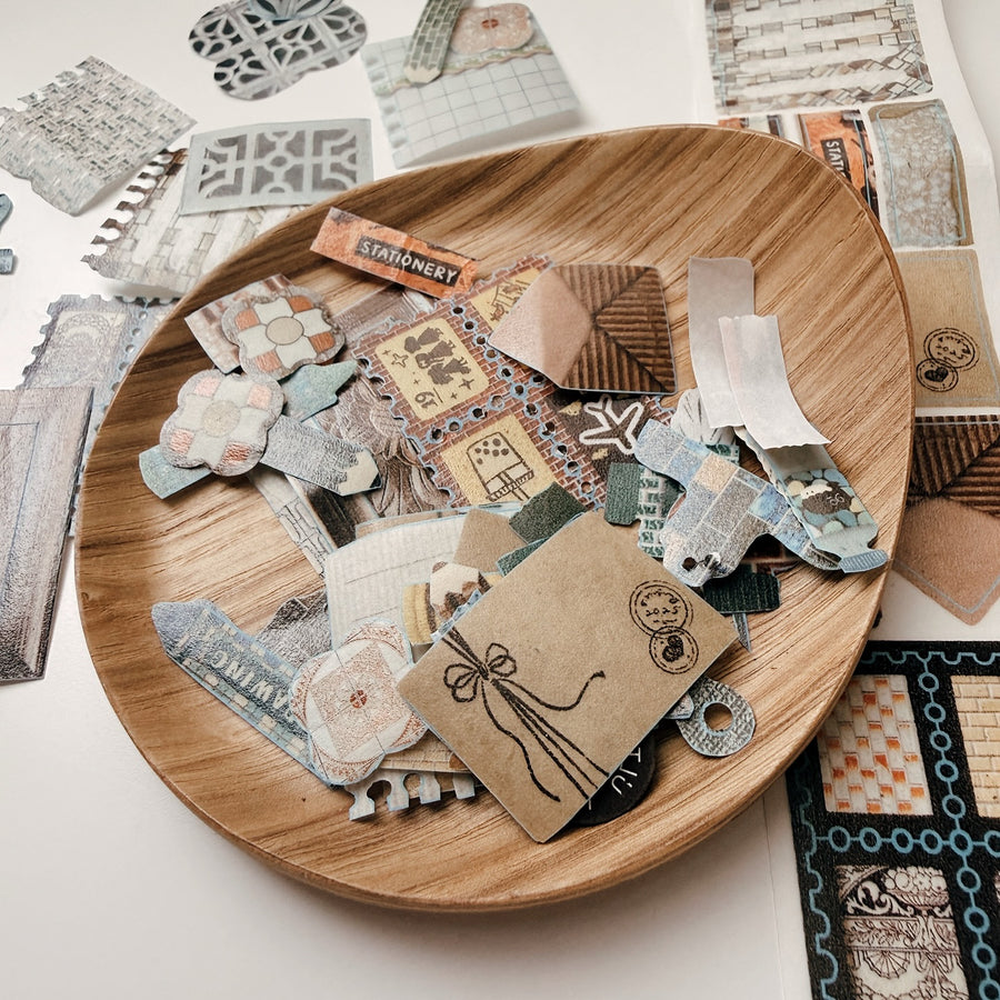 StationeryLoverMarket x fa fa Handbook Kiss-cut Washi Tape - Notes from a Walk