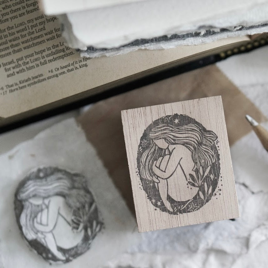 Black Milk Project “Prayer series ” Rubber Stamp - Stillness